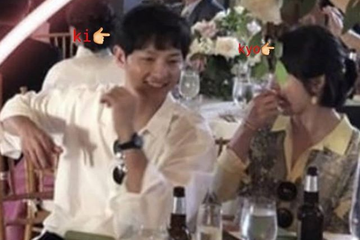 宋慧乔夫妇美国参加友人婚礼