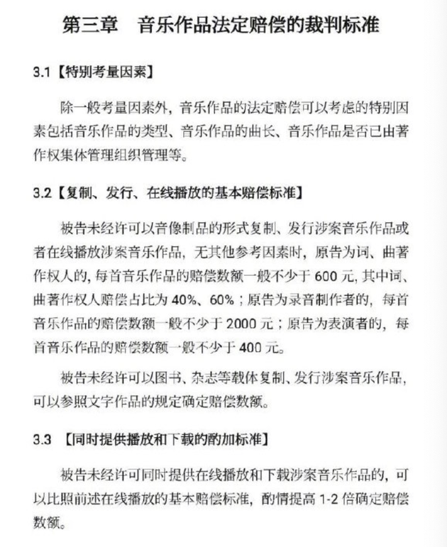 音笑作品法定裁判标准