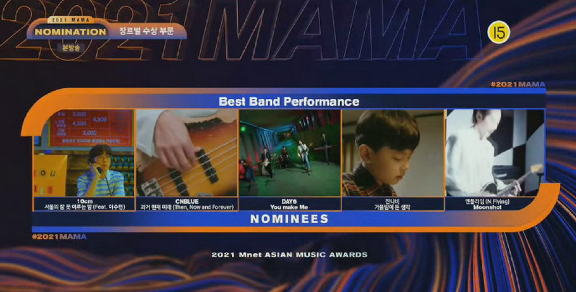 组图：2021MAMA提名名单曝光 颁奖礼将在韩国国内举行