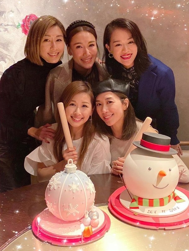 胡杏儿胡定欣李施嬅为赵希洛黄智雯庆生