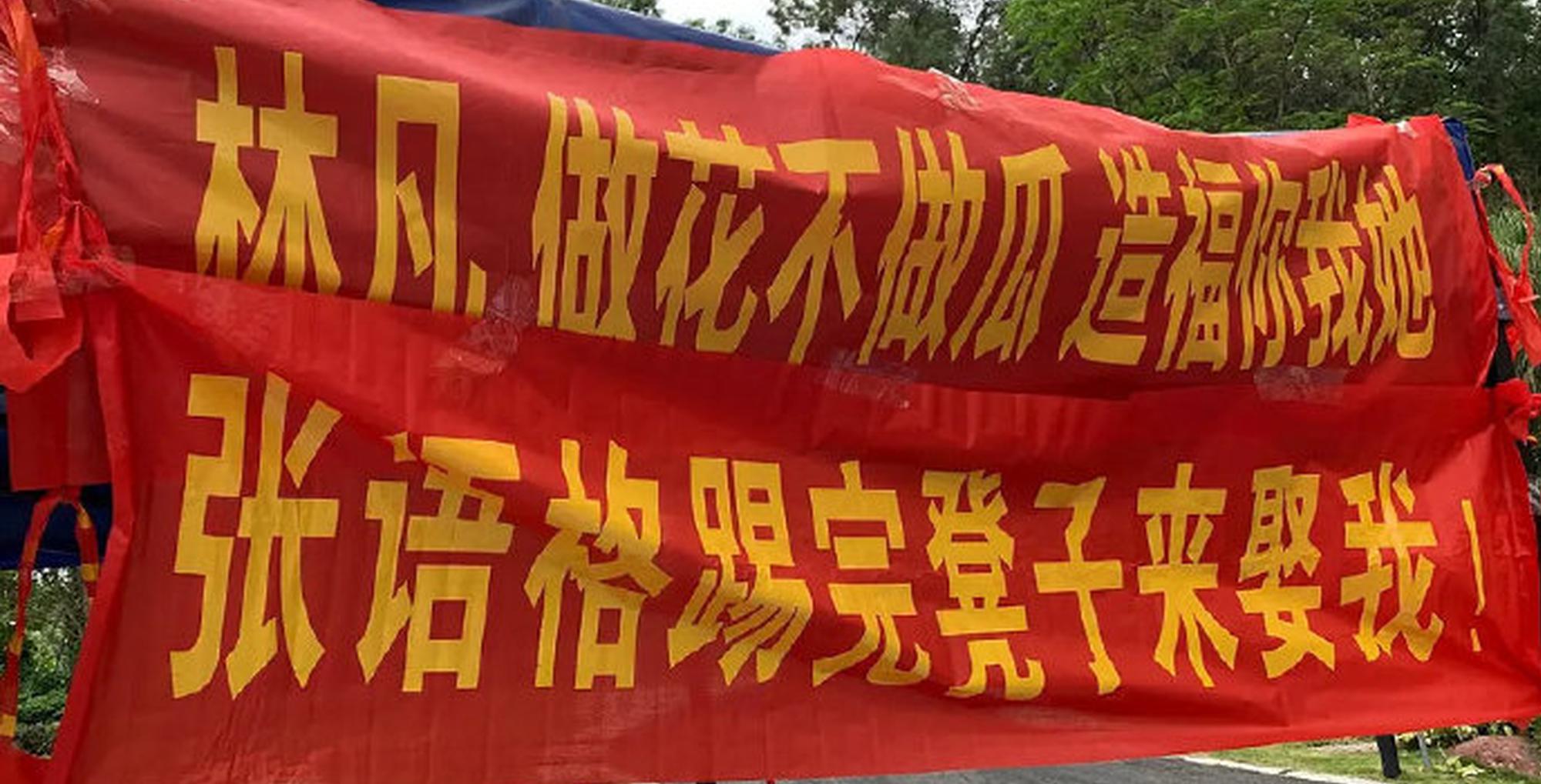 组图:应援新招式?赵小棠粉丝用a4纸手写横幅打call