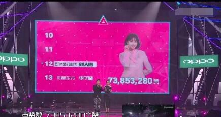 刘人语中场票数