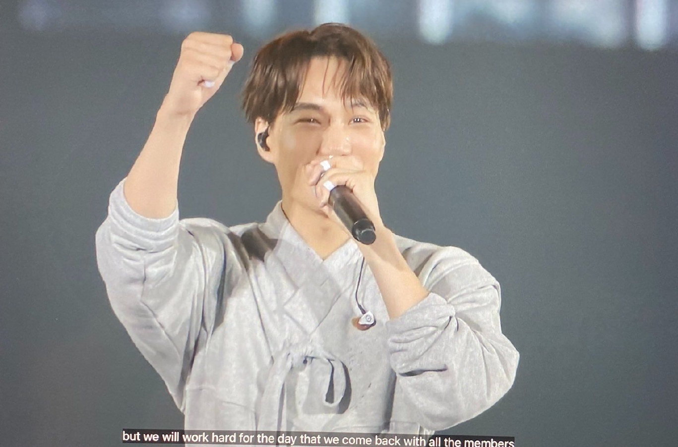 组图：回归有望？KAI在SMTOWN称EXO会为完全体回归努力