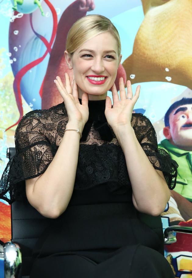 贝丝·比厄接受新浪娱乐专访（王远宏/图）