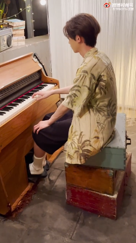 Dna动了 王源用钢琴弹奏蜜雪冰城主题曲 王源 新浪娱乐 新浪网