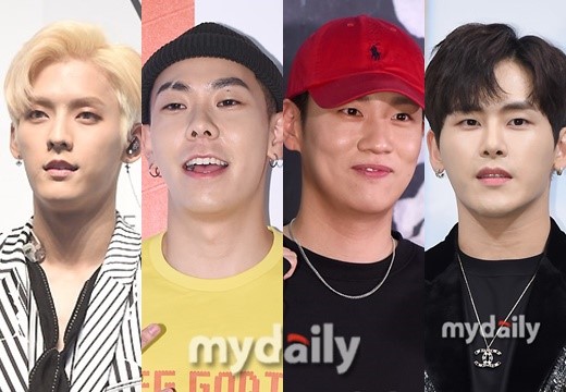 BTOB李旼赫、说唱歌手Loco与韩海、原INFINITE成员李浩沅