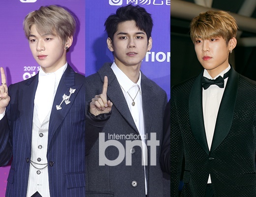 姜丹尼尔、邕圣祐、朴佑镇