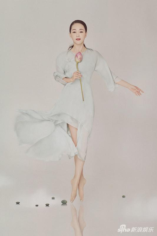 张定涵写真曝光柔美古韵似画中人