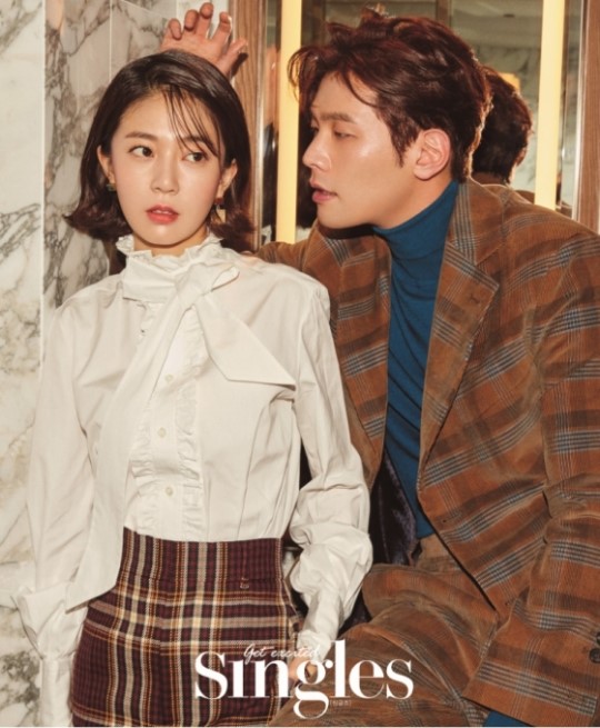 男才女貌韩星白珍熙崔丹尼尔携手拍杂志写真