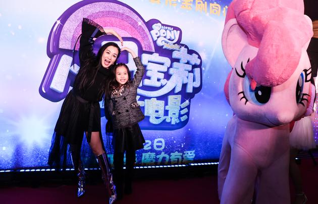 钟丽缇与女儿考拉