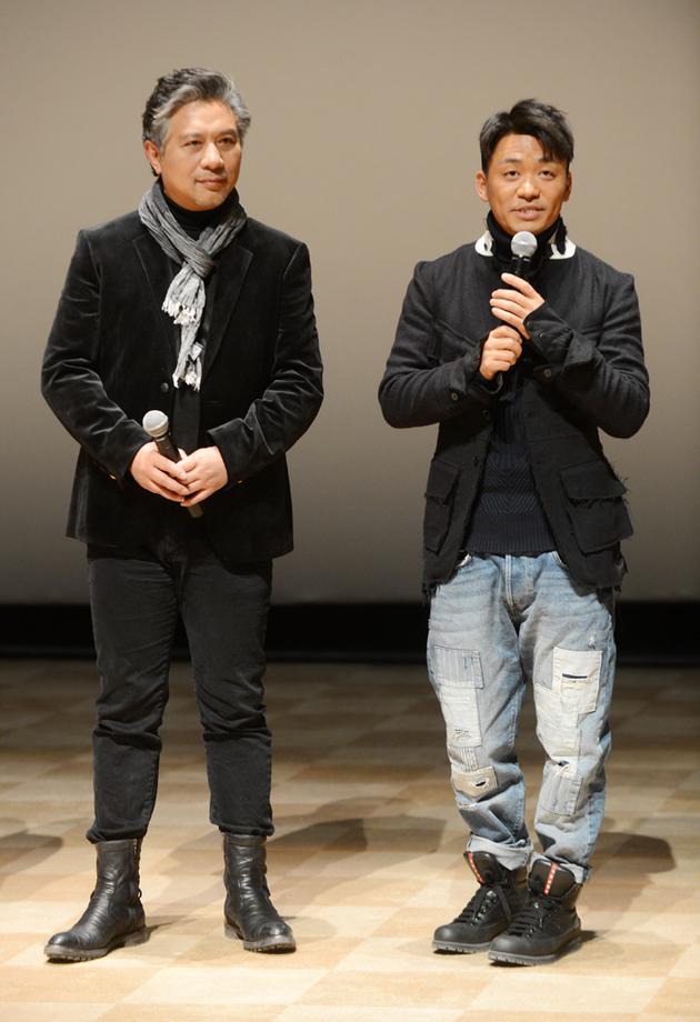 首映现场图-李杨导演和王宝强