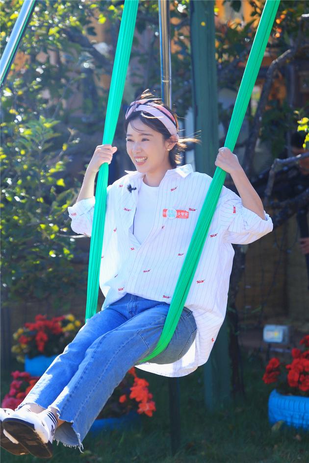 阚清子玩瑜伽绳