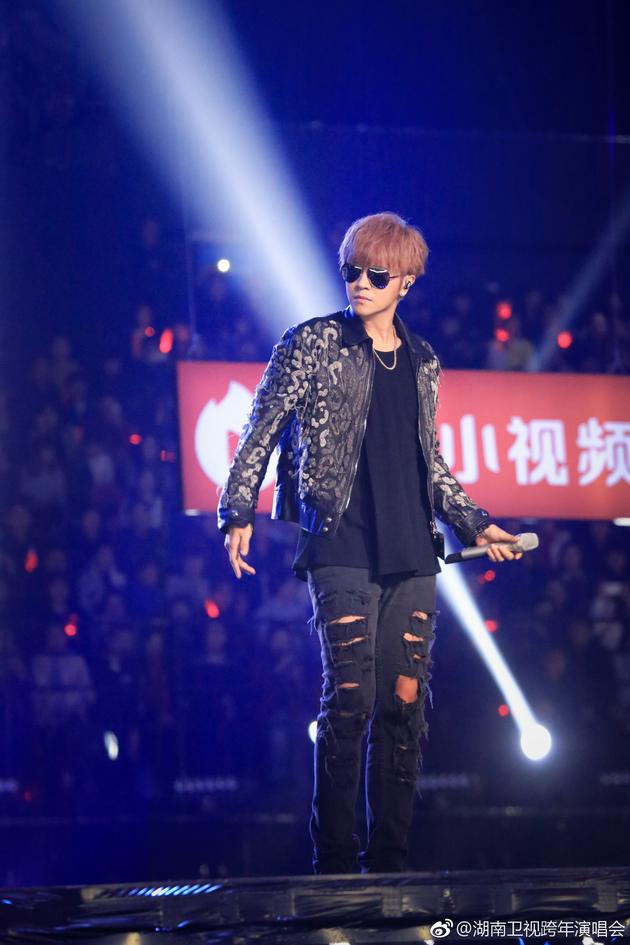 罗志祥湖南卫视跨年演唱会表演现场