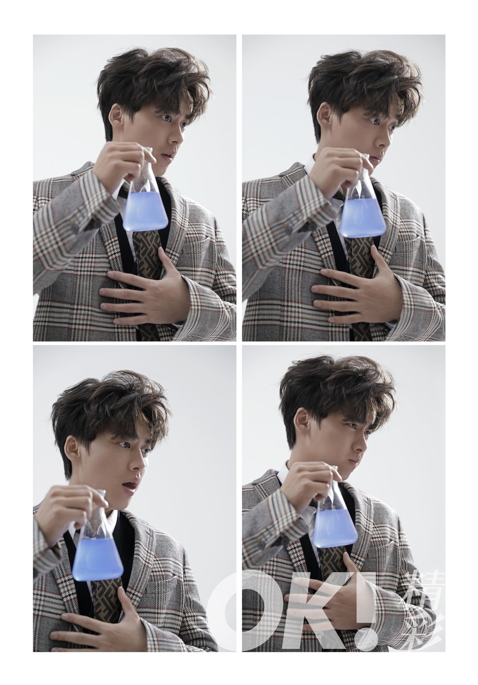 李易峰三登ok精彩封面眼镜look别有一番峰味