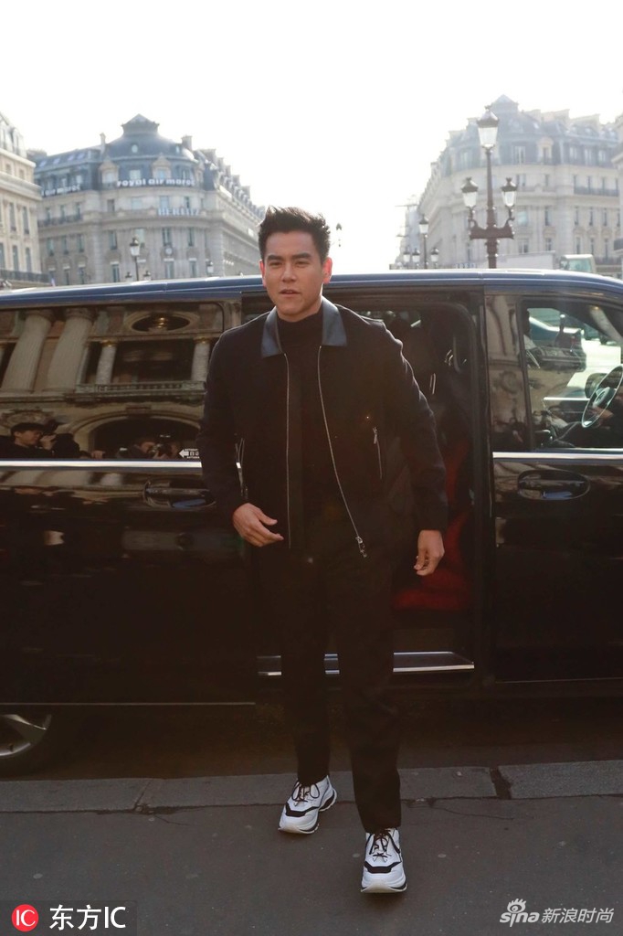 彭于晏助阵berluti男装秀 变身运动风精英男