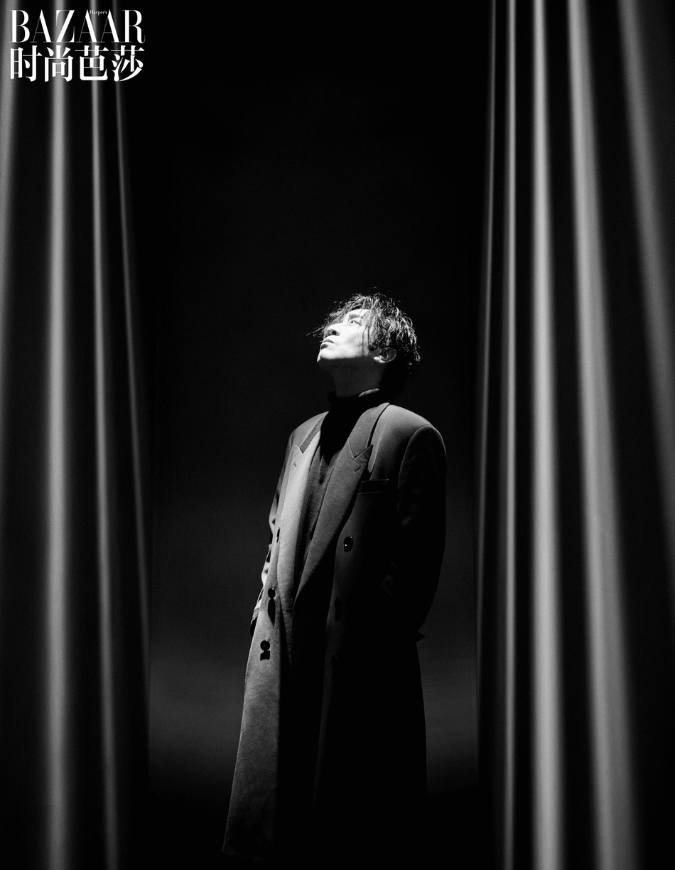 于和伟拍《时尚芭莎》大片  成熟男性荷尔蒙爆棚