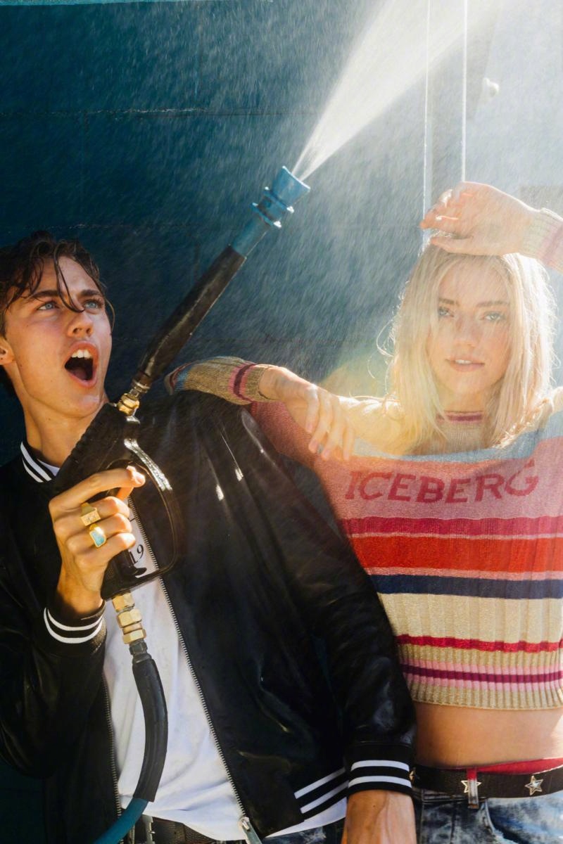 男模lucky blue高颜值姐弟写真(图)