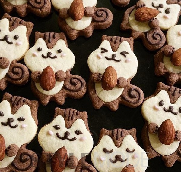 如此可爱的烘焙动物饼干