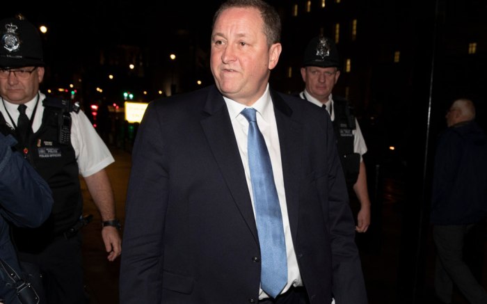 Sports Direct CEO Mike Ashley