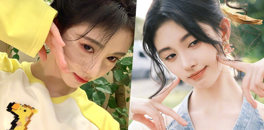 鞠婧祎拍照技巧
