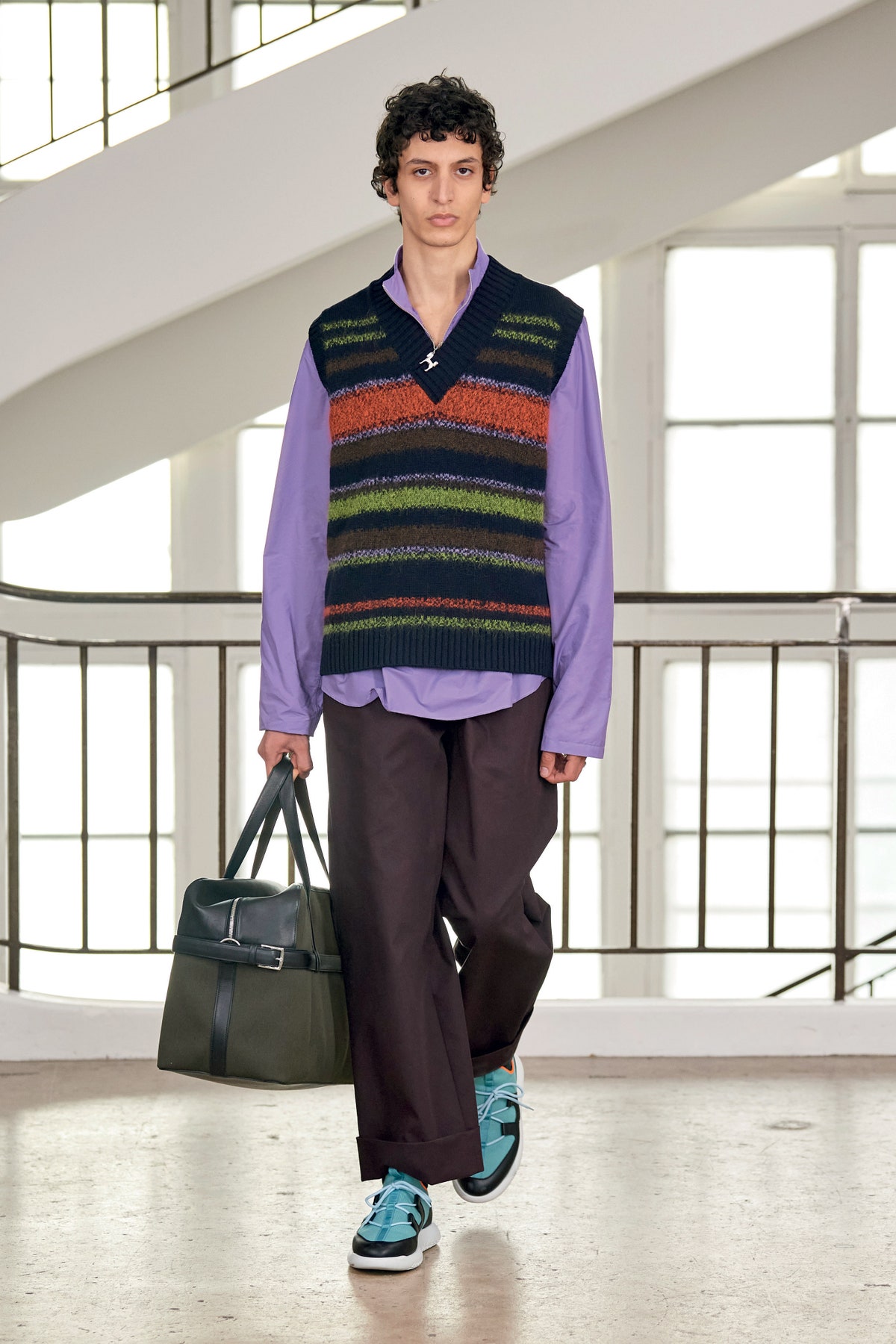 hermès2021秋冬男装系列像一位与崩溃和解的成年人