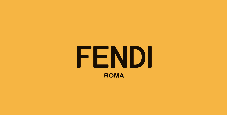 标志性的fendi roma logo