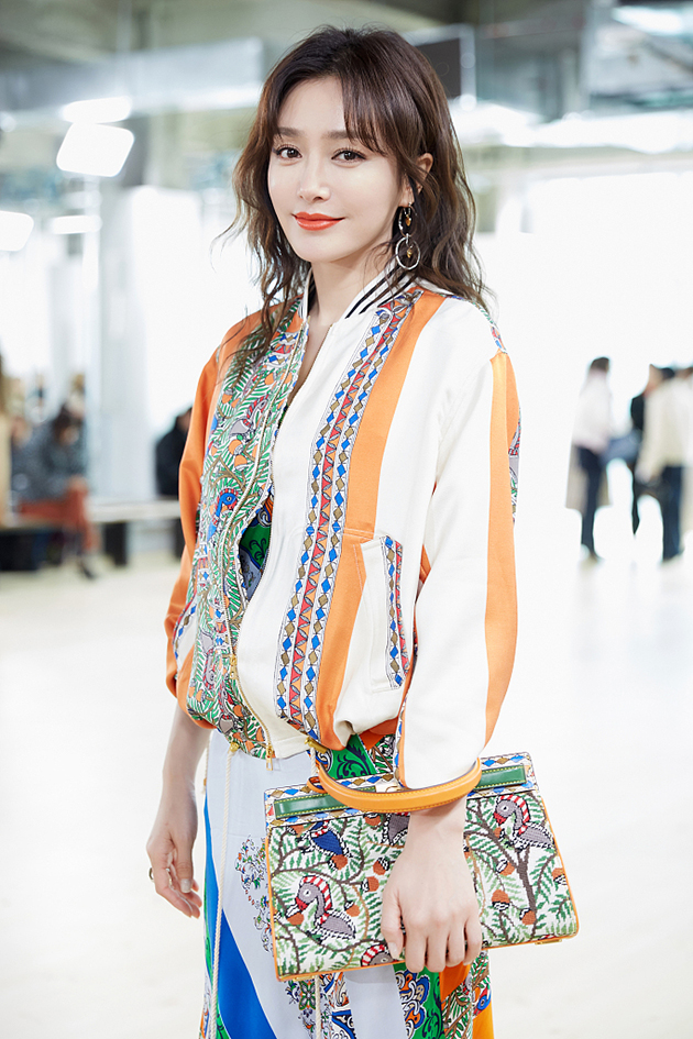 秦岚 2019秋冬纽约时装周:Tory Burch 明星观秀