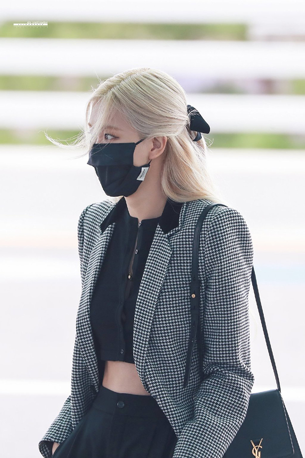 rose蝴蝶结发饰 机场造型