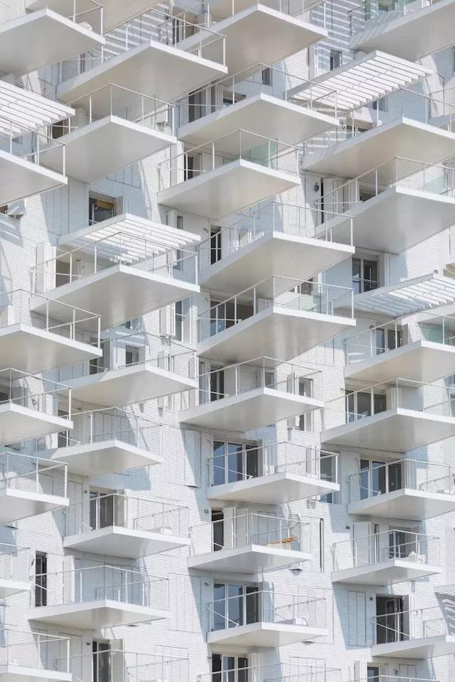 藤本壮介在法国设计的"白树"住宅:一幢大型不规则建筑