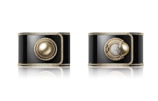 Hors&nbsp;Série&nbsp;Mademoiselle&nbsp;Privé&nbsp;BOUTON&nbsp;Décor&nbsp;Perle&nbsp;Gold腕表