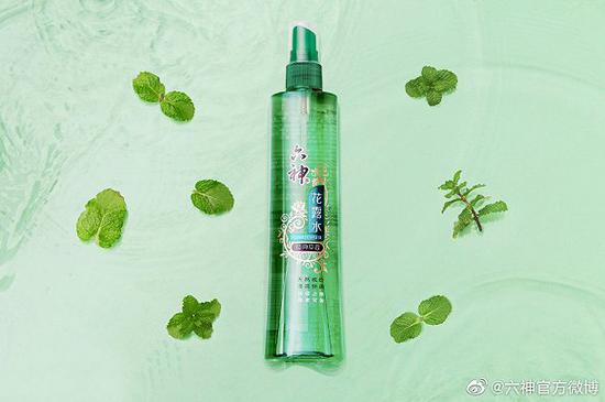 上海家化在2月宣布对六神品牌花露水产品进行提价 图片来源：六神官方微博