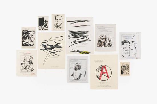 《UNTITLED [ELEVEN WORKS]》by Raymond Pettibon （1985-1993）| Via Sotheby’s