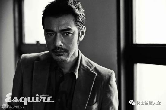 永远的男神金城武是典型的钻石脸