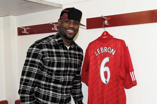 LeBron James为Liverpool F.C.股东之一