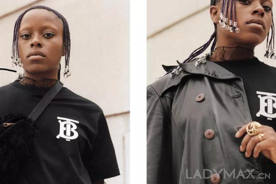图为Burberry首个按月上新的“B系列”首发产品