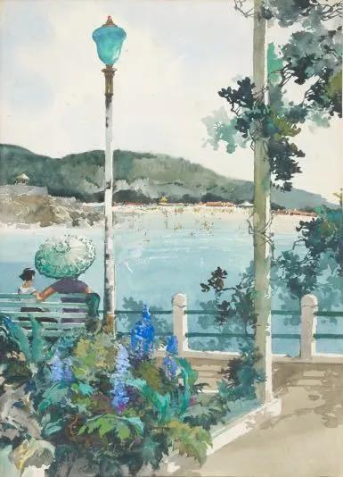 大森 良三(水彩画)【魅惑的裸婦】