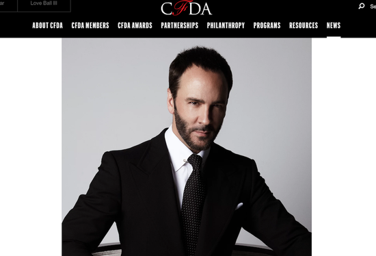 Tom Ford 于 2019 年 6 月成为 CFDA 新任主席