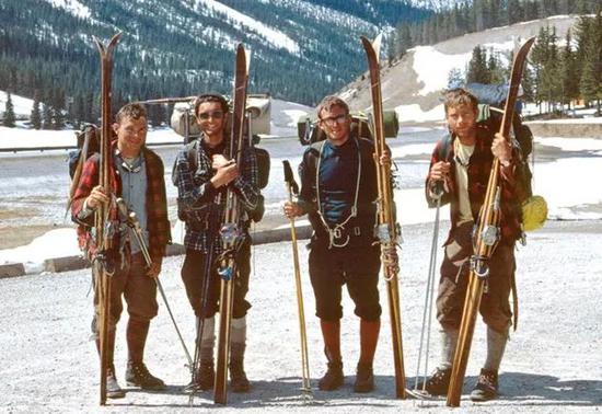 1967年Chic Scott与他的朋友们在班夫探险