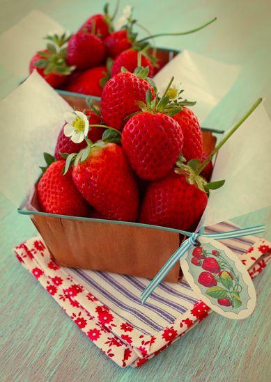 草莓 图片来源自Pinterest@Arequifruit