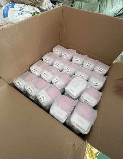 图注:2021年7月,包括LUNA洁面仪在内的假冒FOREO产品在浙江省的突袭行动中被查获