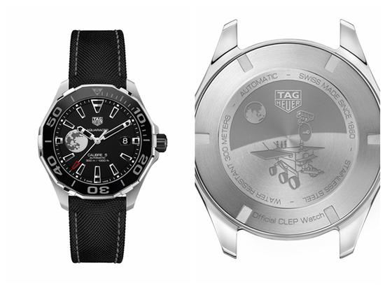 泰格豪雅Aquaracer Calibre 5 自动腕表，图片来源于泰格豪雅。