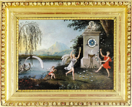 画钟《精灵圆圈舞》，匿名，奥地利，19世纪中前期