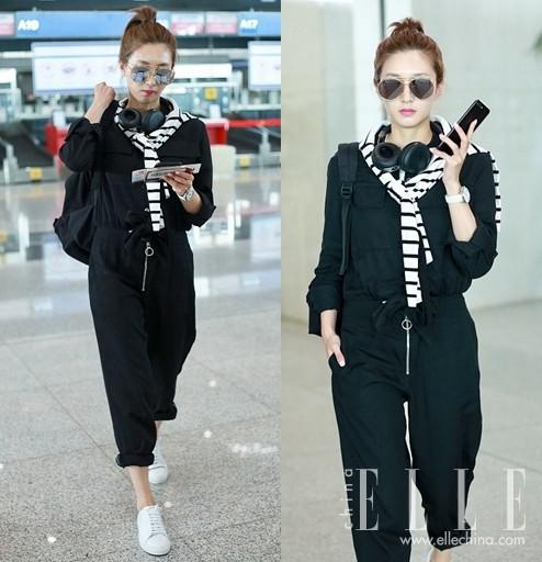 穿连体裤的周冬雨帅极了!为了Jumpsuit的气场,我宁愿麻烦点!