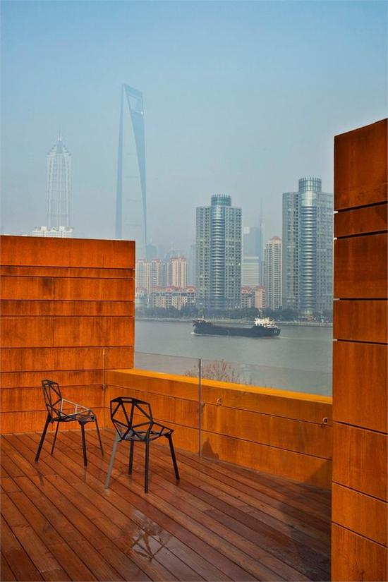 上海水舍酒店露台 图片来源自Archilovers