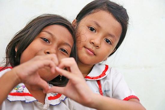 柬埔寨学校里的孩子们 | 摄影：Shay