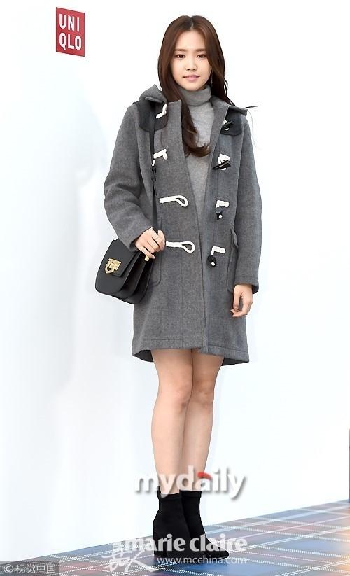 学张慧雯,舒畅穿大衣 小个子变身170