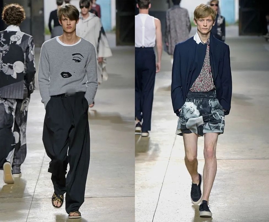 Dries Van Noten 16ss also has a link between Dali-style surrealism and Monroe