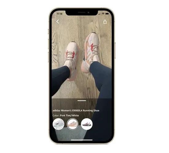  亚马逊 AR 虚拟试鞋服务