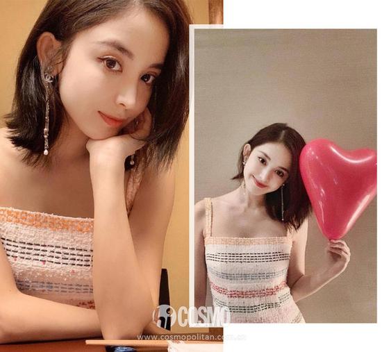 裙装、耳环:CHANEL 2019春夏系列
