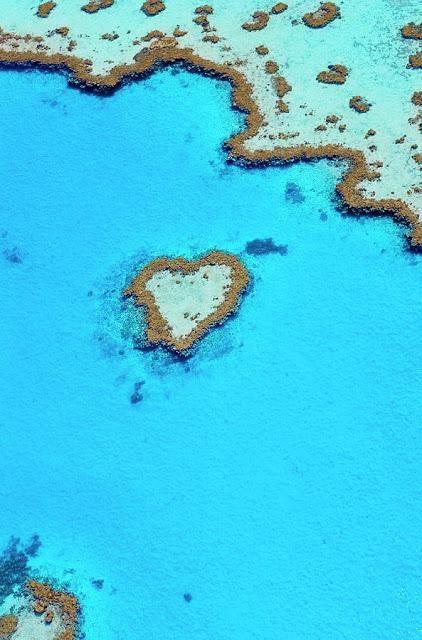 心形大堡礁 图片来源自PinterestCherie Velez